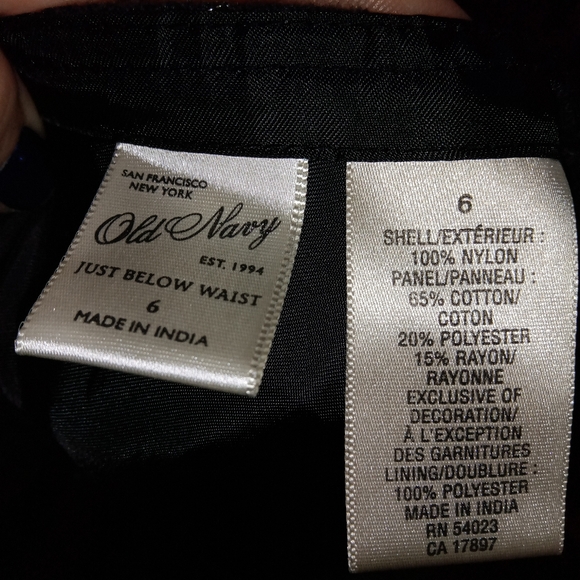 2 Layered Black Skirt - Picture 3 of 4